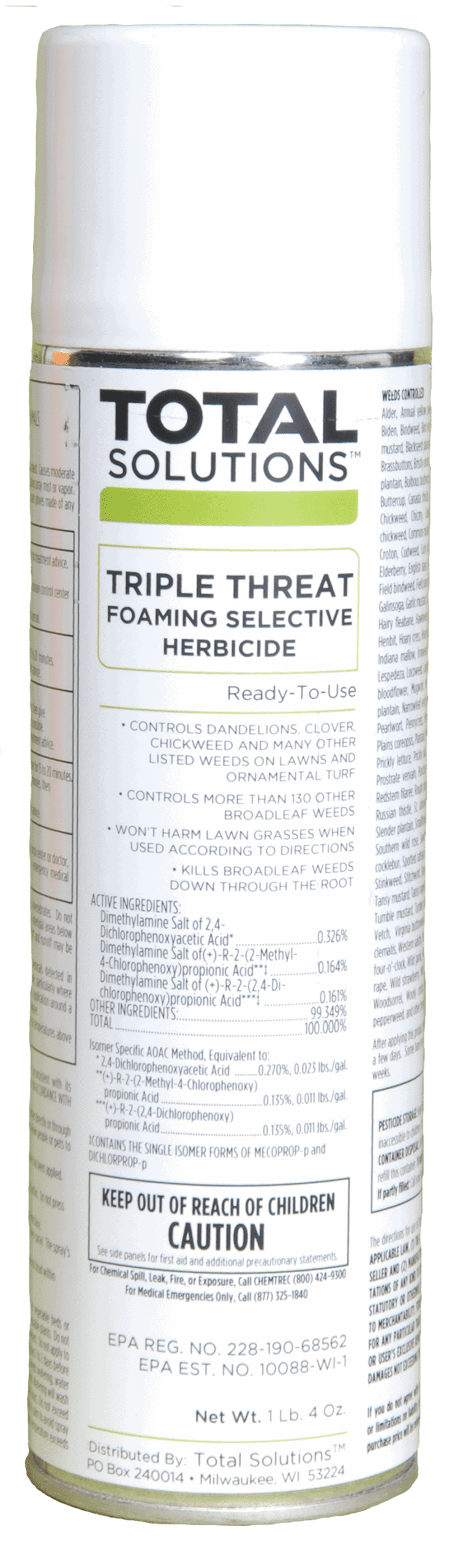 Triple Threat Foaming Herbicide
